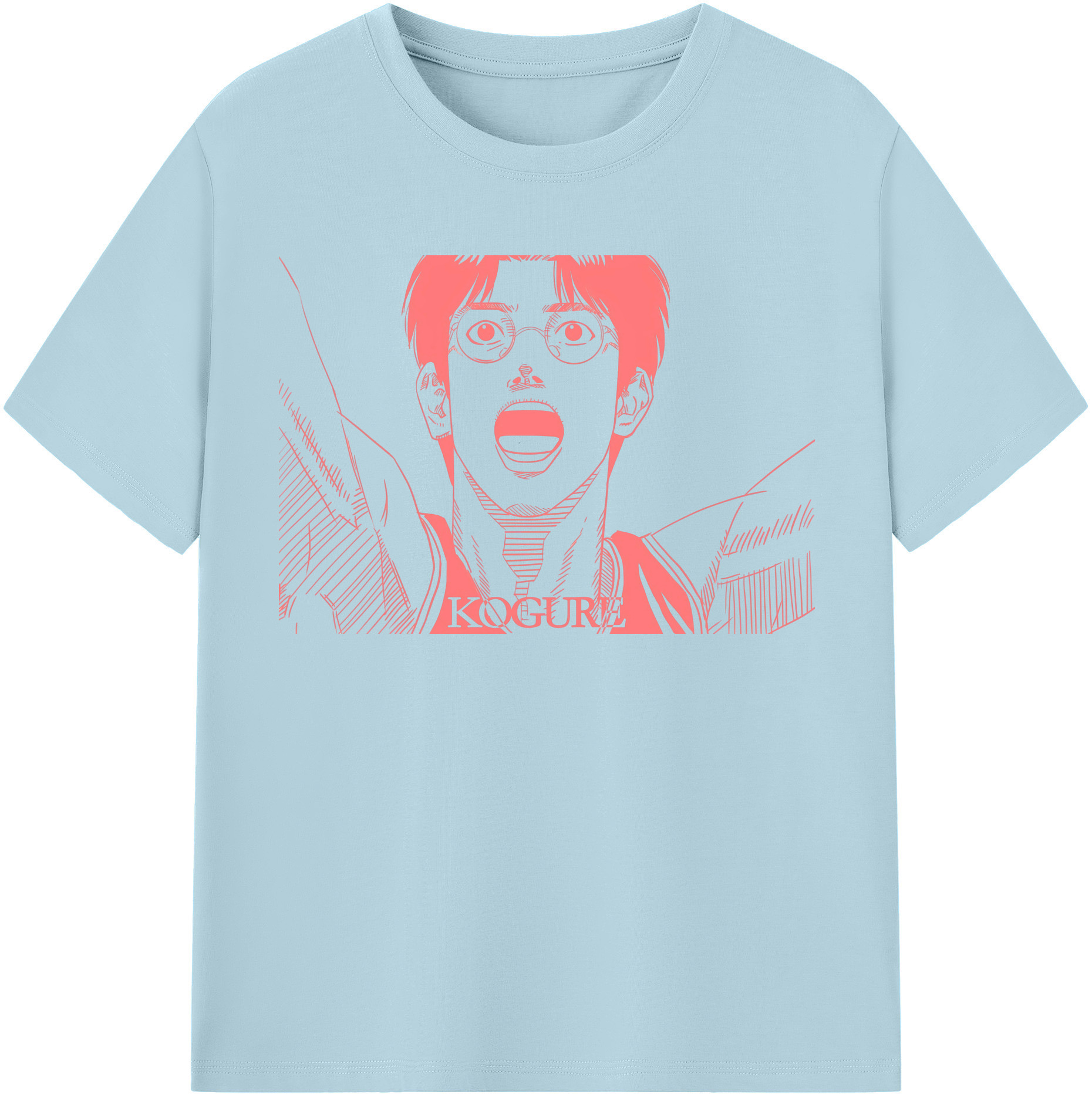 SLAM DUNK／スラムダンク 綿100％半袖Tシャツ（フロントプリント）